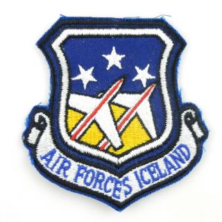 Us Air Forces Iceland Usaf Patch Military Badge T70c3