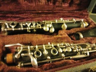 Vintage Conn oboe wood 2