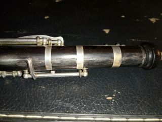 Vintage Conn oboe wood 3