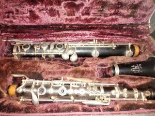 Vintage Conn oboe wood 4