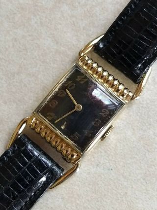 Vintage Art Deco Lord Elgin 21 Jewel Men 