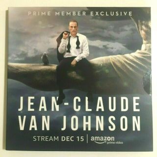 Jean - Claude Van Johnson Amazon Prime Series Fyc Dvd Complete Season 1 Promo Rare