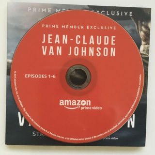 JEAN - CLAUDE VAN JOHNSON Amazon Prime Series FYC DVD Complete Season 1 Promo RARE 2