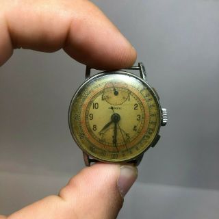 Vintage Olympic Watch Co R.  Gsell & Co Inc.  Chronograph Venus 170 60s Repair