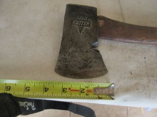 Vintage E.  C.  Simmons Keen Kutter Hatchet Cutlery Tool Made In USA Axe With Handle 2