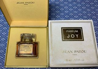 Jean Patoy Joy 15 Ml Parfum 1/2 Fl Oz Vintage