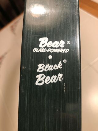 Vtg.  Bear Glass - Powered Black Bear 45 Recurve Bow Right Hand.  60”unstrung Usa