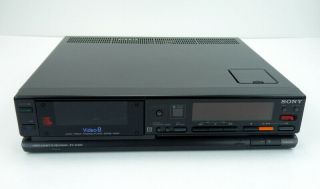 Sony Video8 Video Cassette Player Recorder 8mm Vcr Eva 300 Vintage W/remote