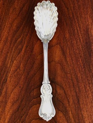 - Rare Gorham Co.  Coin Silver Sugar Shell Spoon: Prince Albert 1845