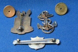 WWII Sterling Army Air Forces Training Center DI Unit,  Navy,  Salvation Army Pins 2