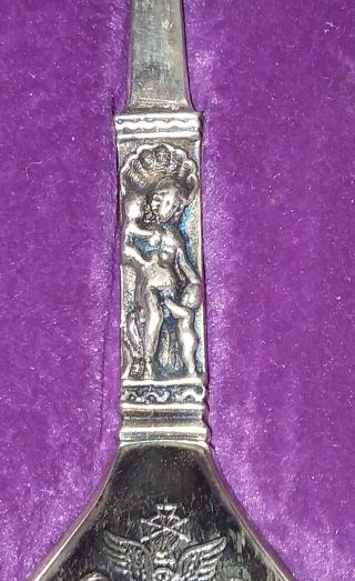 Rare David Andersen Sterling Silver 925 Andreas Figural Figure Handle Spoon 3