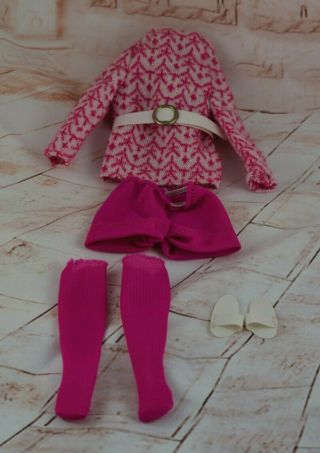 Hard To Find Vintage Francie Outfit Little Knits,  Complete