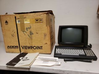 Vintage Applied Digital Data Systems Adds Viewpoint 60 Terminal Computer