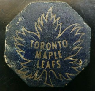 TORONTO MAPLE LEAFS VINTAGE ART ROSS CONVERSE CCM TYER OFFICIAL GAME PUCK USA 2