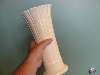 Antique Fiesta Made In U.  S.  A Ivory Vase