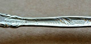 (4) Antique Dominick & Haff Repousse Art Nouveau Sterling Silver Forks 101g 10 5