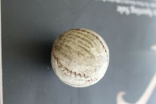 Antique Vintage Leather Covered Hand Stitched Golf Ball