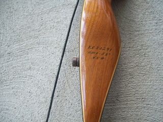 NEAR VINTAGE BEAR GRIZZLY RIGHT HAND 45 RECURVE BOW 5