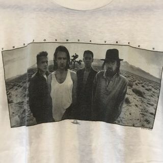 Vintage 1987 U2 Joshua Tree Concert Tour T Shirt Rock Tee 2