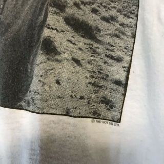 Vintage 1987 U2 Joshua Tree Concert Tour T Shirt Rock Tee 3