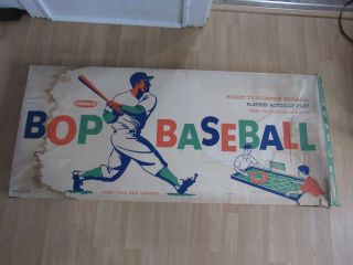 Vintage Rare 1961 Remco Bop Baseball All Wood Game With Box Zz1903