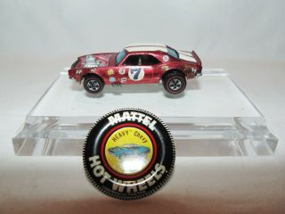 Vintage Hot Wheels Redline 1969 Heavy Chevy,  With Button 23