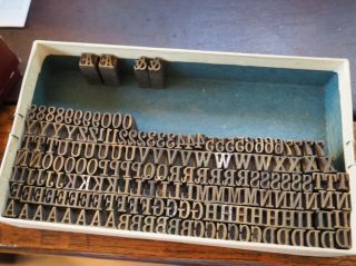 Vintage Brass Letterpress Type,  Bookbinding,  Hotfoil,  Craft Projects & More (4)
