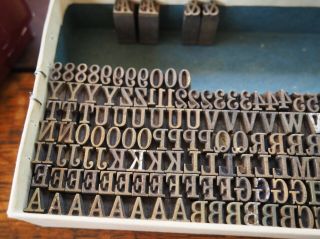 Vintage Brass Letterpress Type,  Bookbinding,  Hotfoil,  Craft Projects & More (4) 2