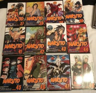 Naruto by Masashi Kishimoto Manga Volumes 1 - 72 English Complete Full Set Rare 10