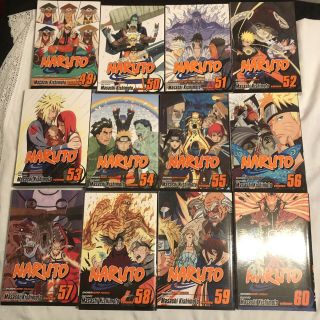 Naruto by Masashi Kishimoto Manga Volumes 1 - 72 English Complete Full Set Rare 11