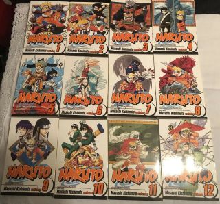 Naruto by Masashi Kishimoto Manga Volumes 1 - 72 English Complete Full Set Rare 5