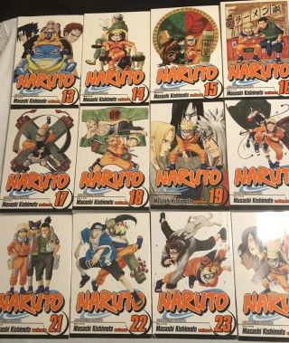 Naruto by Masashi Kishimoto Manga Volumes 1 - 72 English Complete Full Set Rare 6