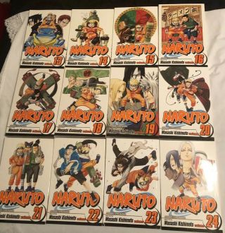 Naruto by Masashi Kishimoto Manga Volumes 1 - 72 English Complete Full Set Rare 7