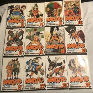Naruto by Masashi Kishimoto Manga Volumes 1 - 72 English Complete Full Set Rare 8