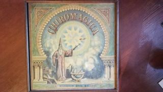 Rare Vintage Antique Mcloughlin Chiromagica Board Game Parlor Quiz Game 1870