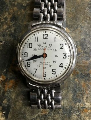 Vintage Bulova Accutron Railroad Approved Watch