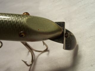 VINTAGE RARE EARLY CREEK CHUB JOINTED HUSKY PIKIE MULLET 3007 FISHING LURE 3