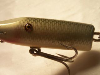 VINTAGE RARE EARLY CREEK CHUB JOINTED HUSKY PIKIE MULLET 3007 FISHING LURE 7