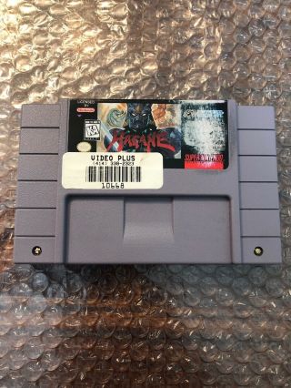 Snes - Hagane: The Final Conflict Authentic - And - Very Rare Game