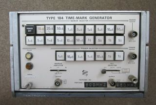 Vintage Tektronix Type 184 Time - Mark Generator