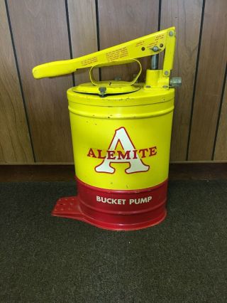Vintage Alemite Bucket Pump Model 7149