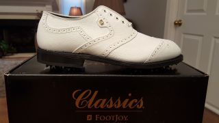 Vintage Footjoy Classics Mens Golf Shoes 51409 11e Made In Usa