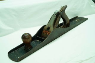 Vintage Stanley Bailey No 7 Large Plane Hand Woodworking Tool U.  S.  A.