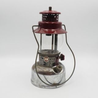 Vintage Agm American Gas Machine Company Model 3016 Camping Gas Lantern