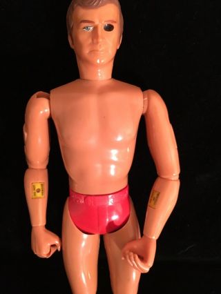 Six Million Dollar Man Action Figure Doll Kenner 1975 General Mills Vintage Toy 3