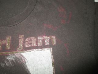 Vintage Pearl jam 92 SHIRT ROCK TOUR concert nirvana Alice In Chains 4