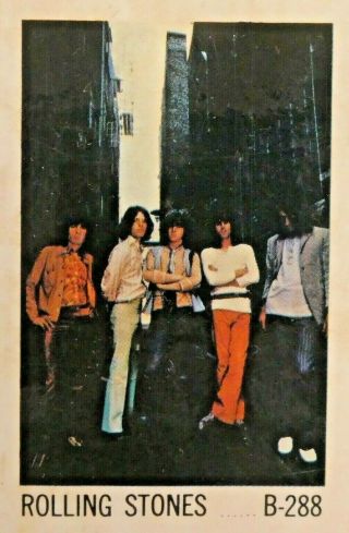 Vintage Nos 1969 Rolling Stones Rock Band Poster In Plastic