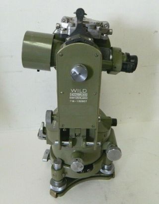 Wild Heerbrugg Theodolite Switzerland T16 Survey Equipment T16 - 132807 Vintage 6