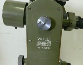 Wild Heerbrugg Theodolite Switzerland T16 Survey Equipment T16 - 132807 Vintage 7