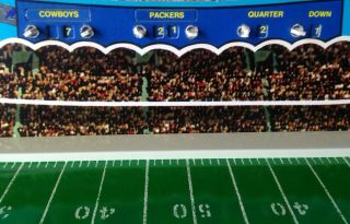 Vintage 1960 ' s Tudor 510 NFL Electric Football Game Orig.  Box Packers v/s Colts 5